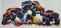 Monster trucks 16oz Uv DTF Wrap