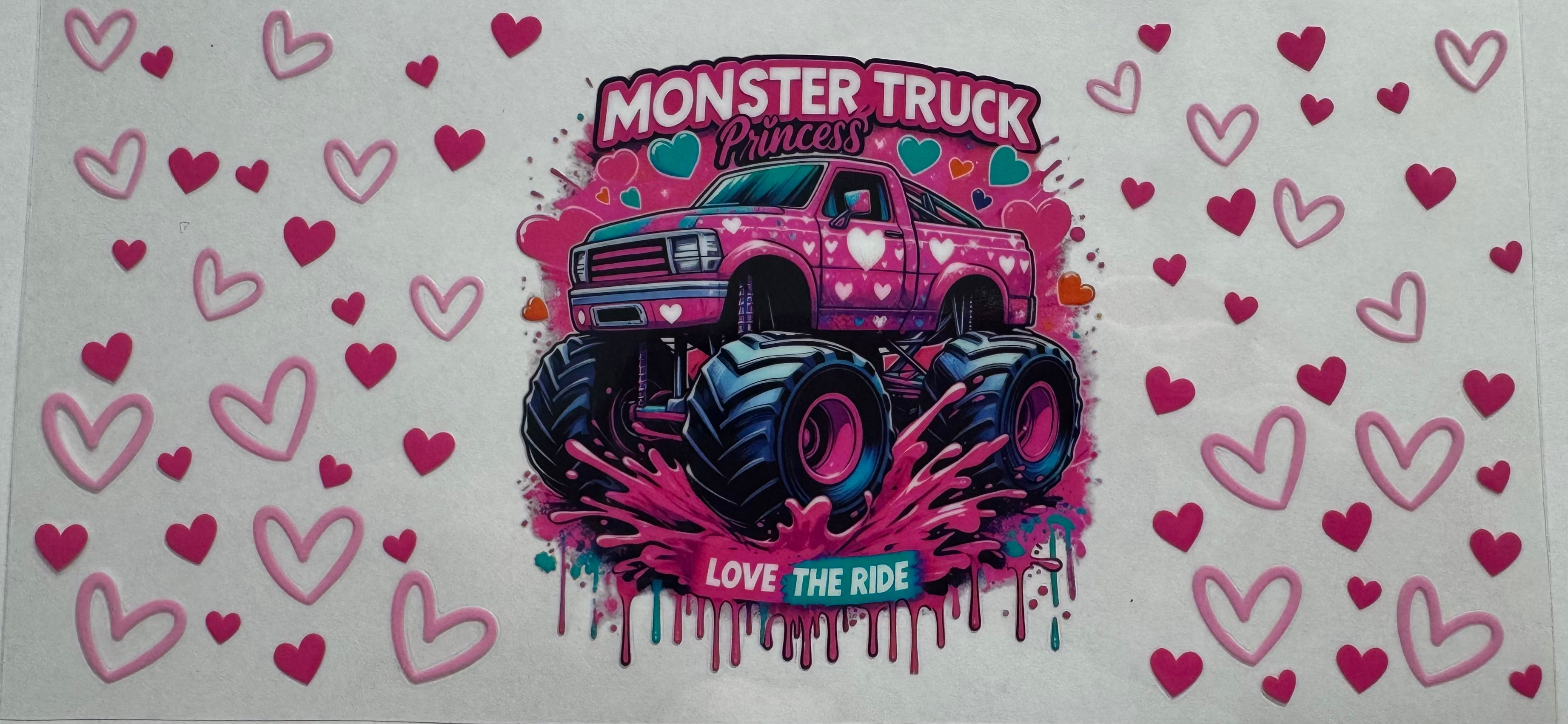 Monster trucks 16oz Uv DTF Wrap #2