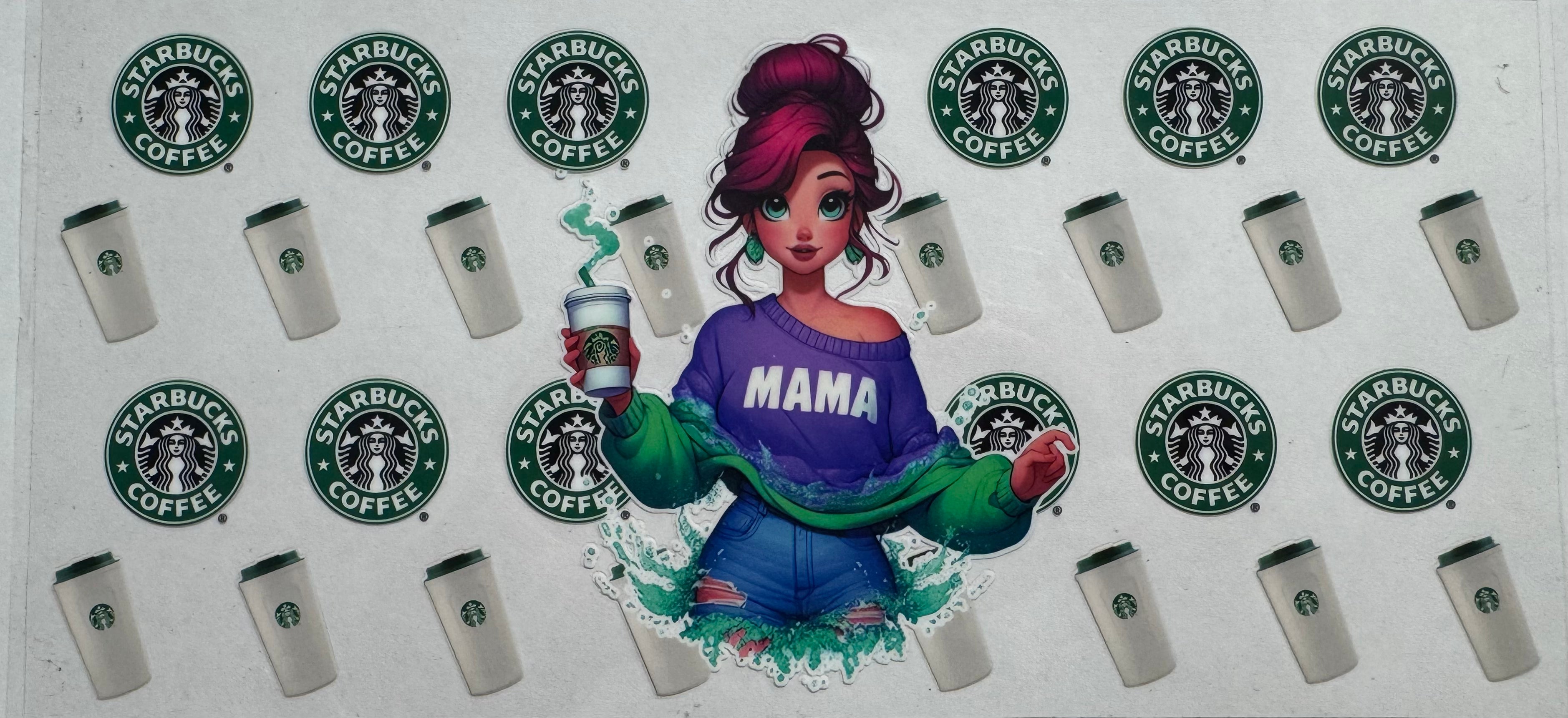 Coffee mama 16oz Uv DTF Wrap
