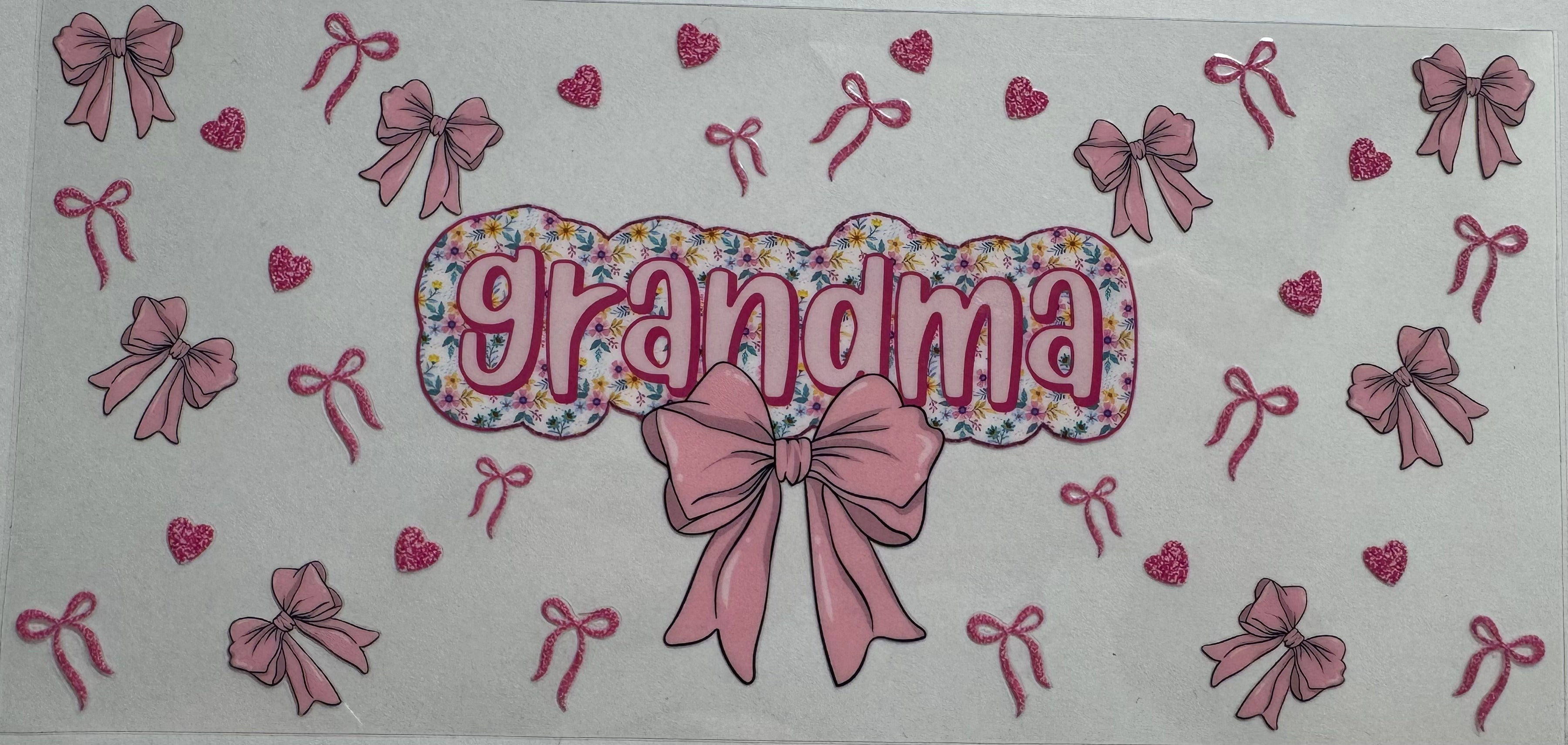 Grandma 16oz Uv DTF Wrap