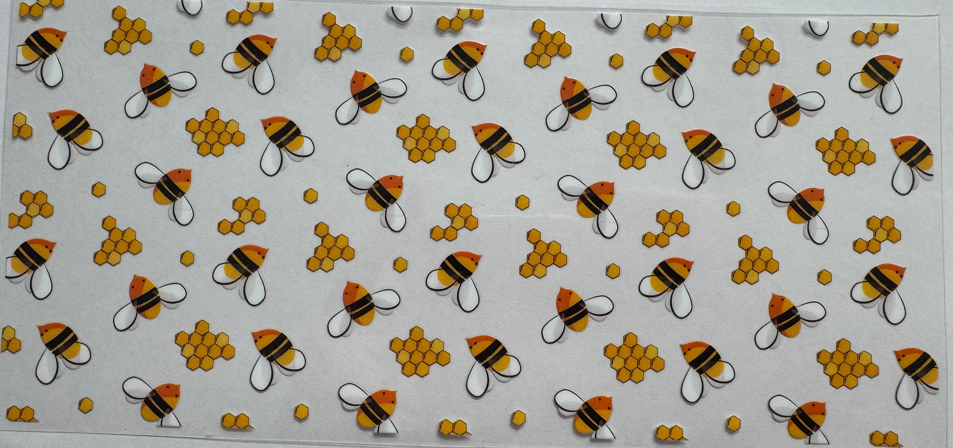 Bees 16oz Uv DTF Wrap