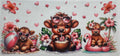 Beach highland cow 16oz Uv DTF Wrap
