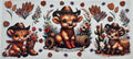 Country highland cow 16oz Uv DTF Wrap