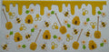 Bee with honey drip 16oz Uv DTF Wrap