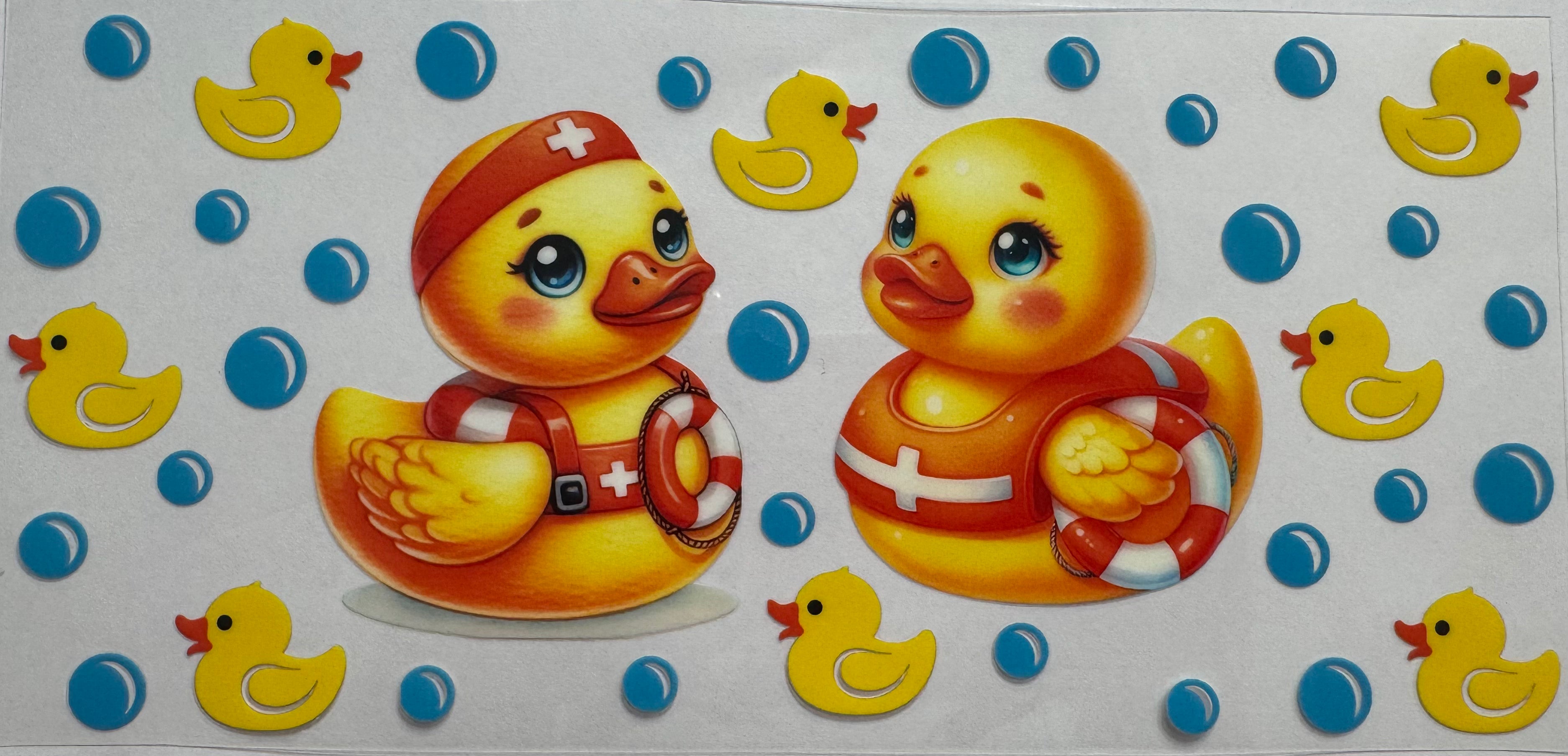 Lifesaver duck 16oz Uv DTF Wrap