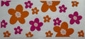 Orange and purple flowers 16oz Uv DTF Wrap