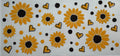 Yellow flowers 16oz Uv DTF Wrap