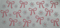 Light pink bows and flowers 16oz Uv DTF Wrap