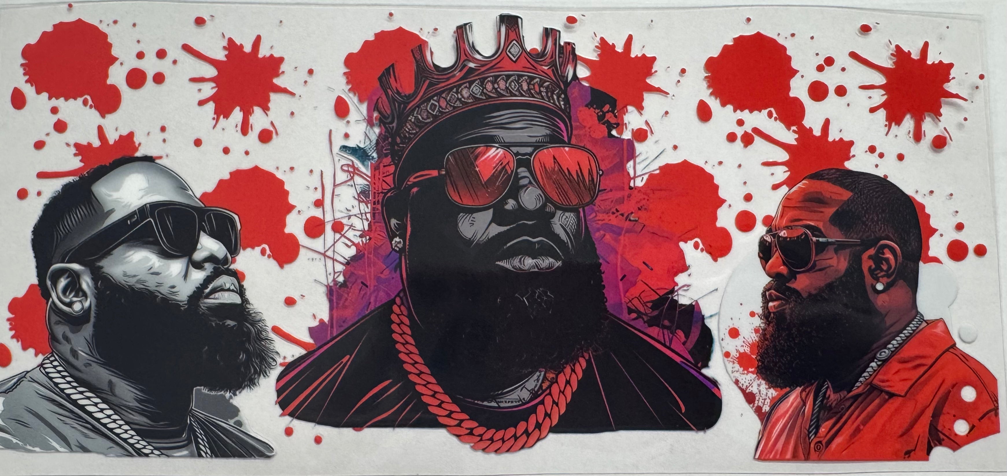 Rick Ross 16oz Uv DTF Wrap