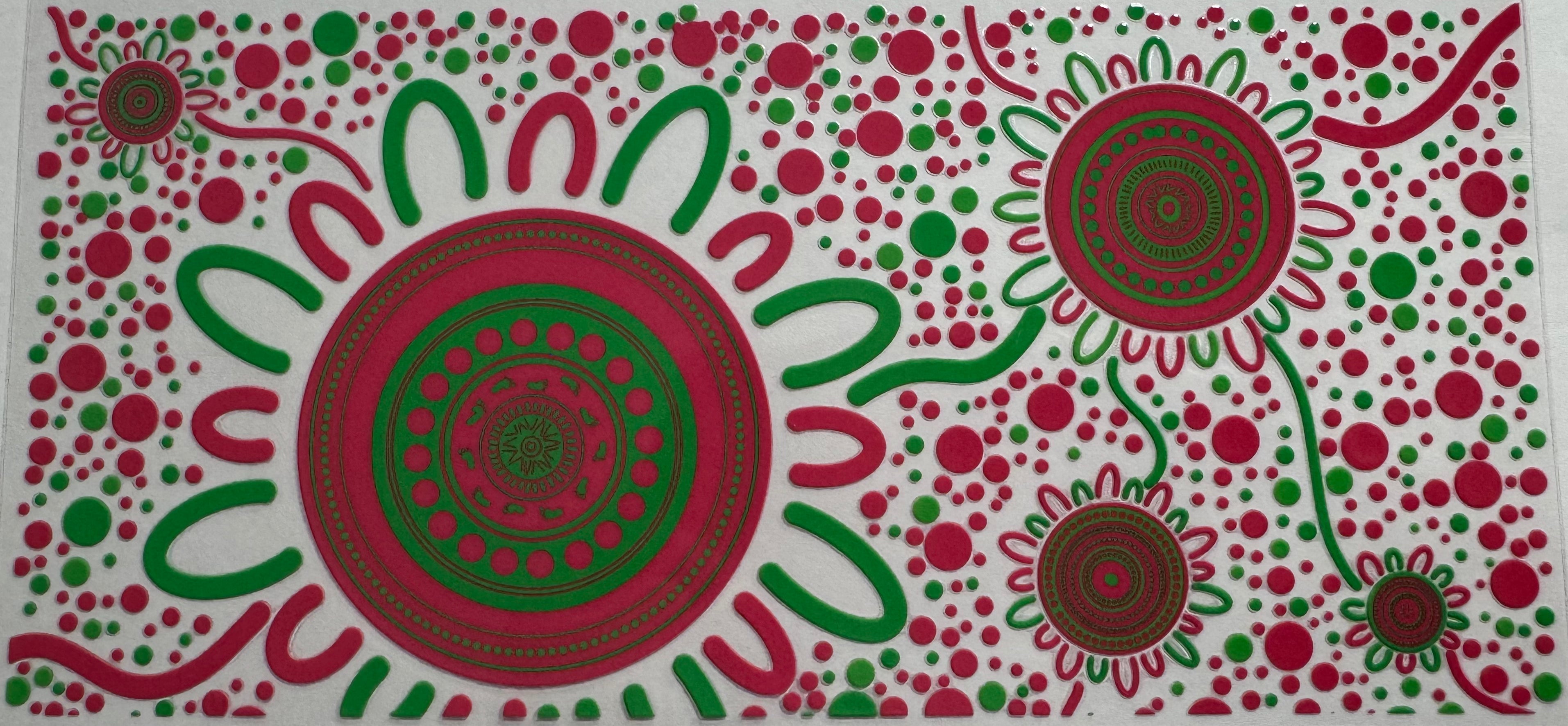 Aboriginal 16oz Uv DTF Wrap #14