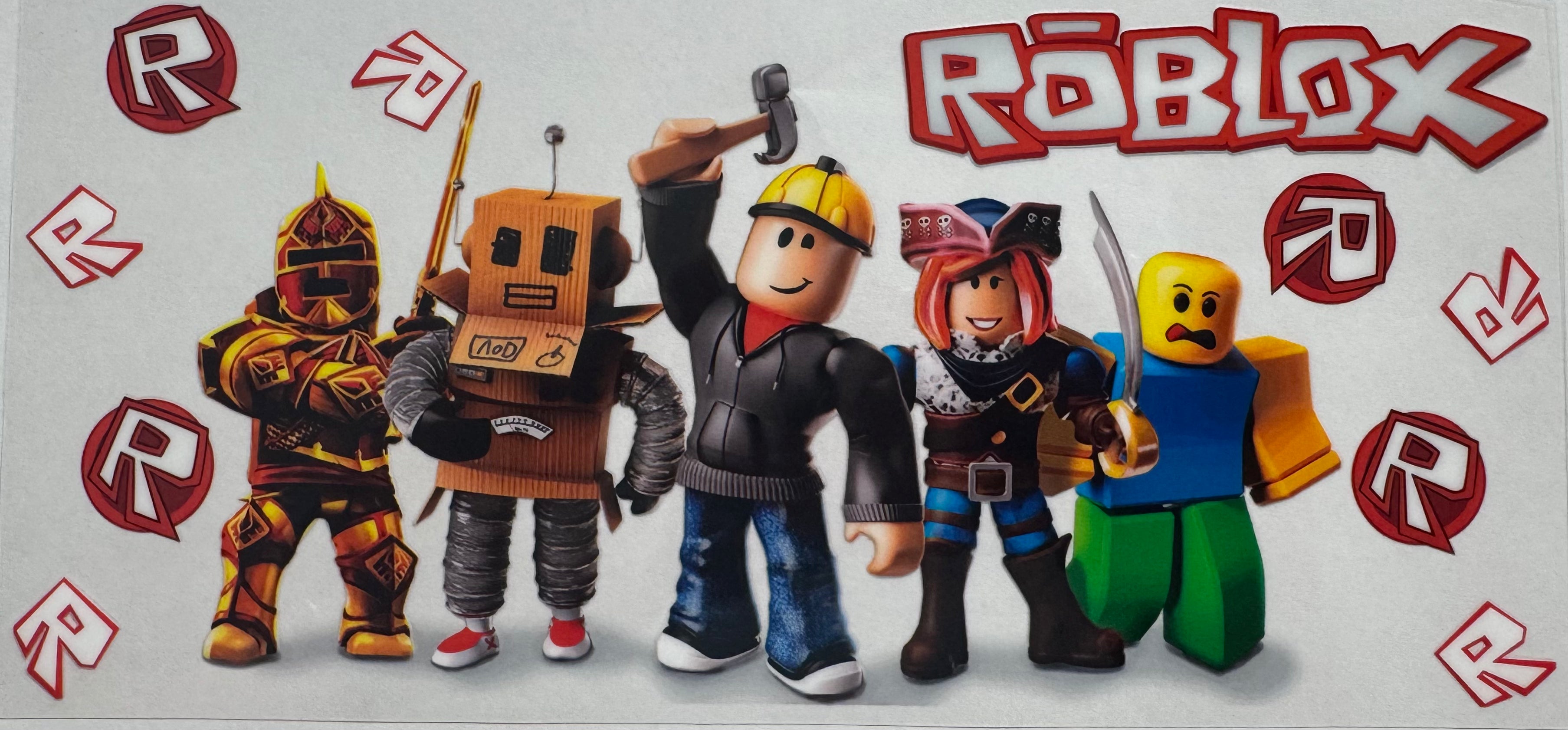 Roblox 16oz Uv DTF Wrap