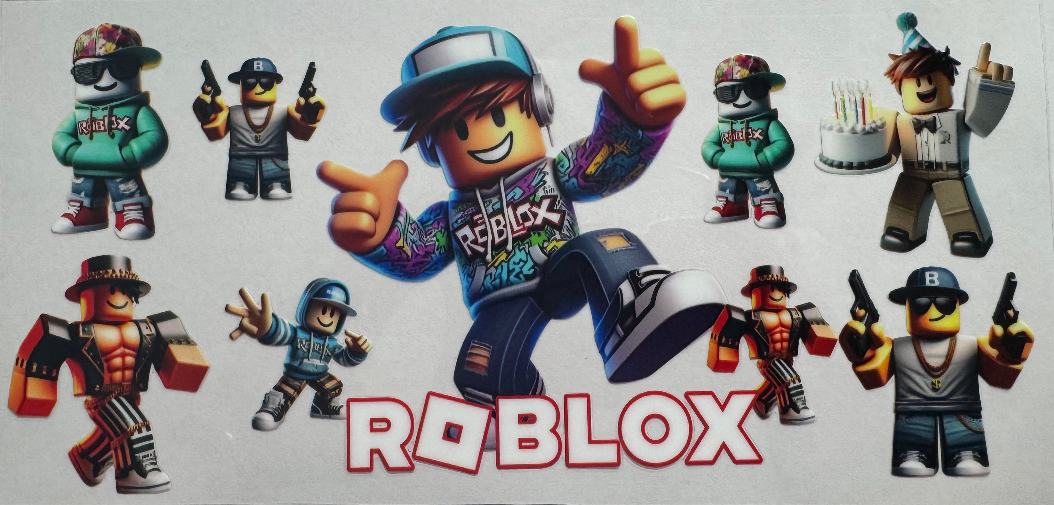 Roblox 16oz Uv DTF Wrap #2