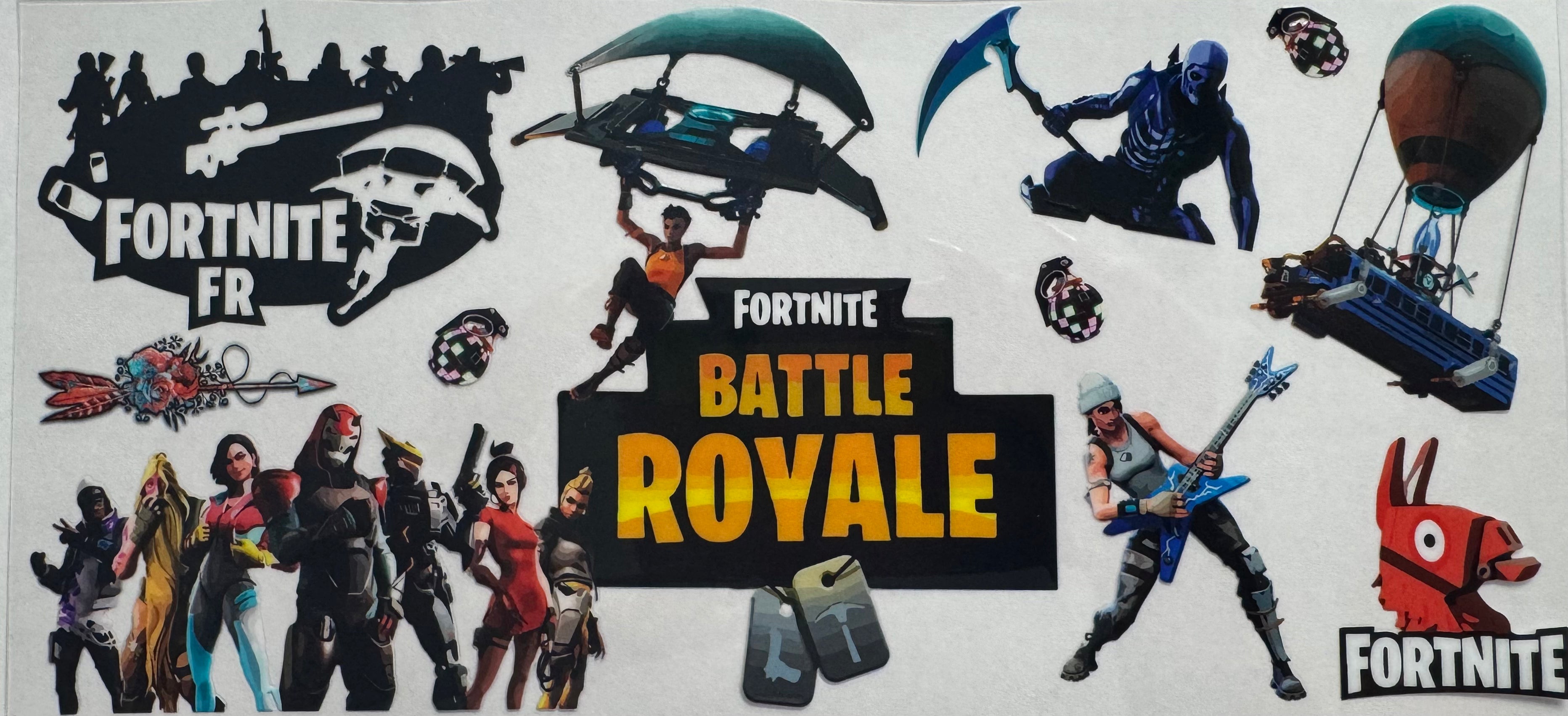 Fortnite 16oz Uv DTF Wrap