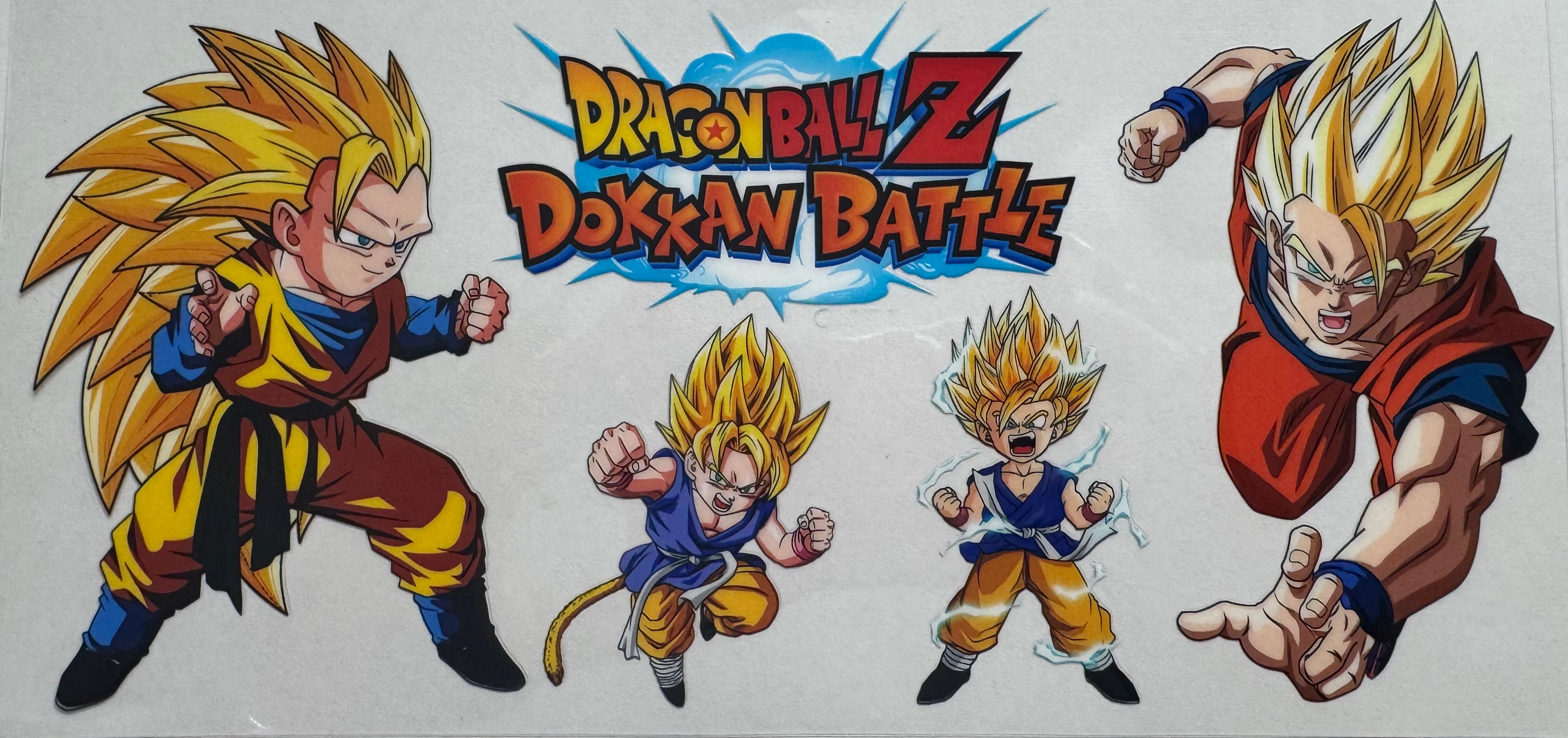 Dragon Ball Z 16oz Uv DTF Wrap