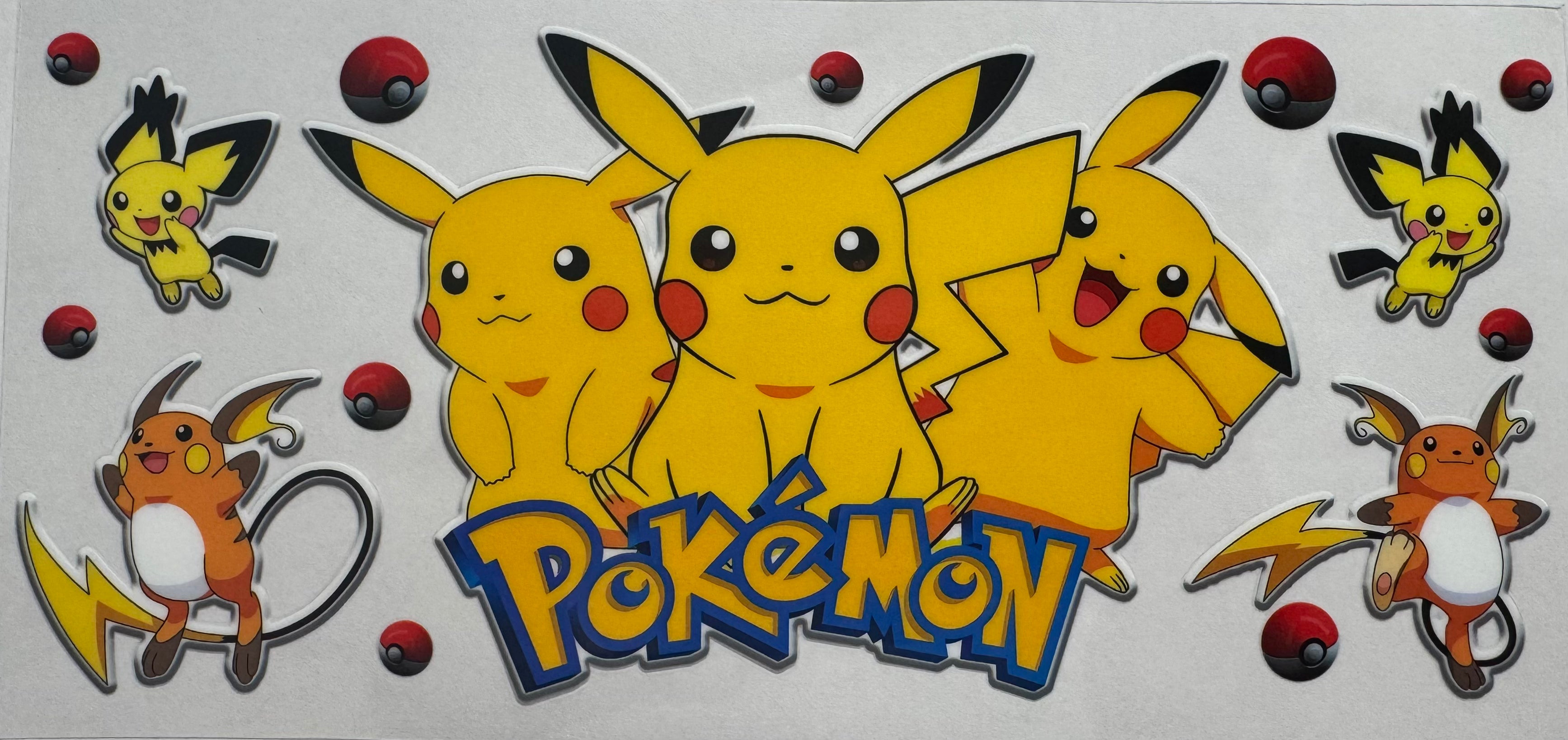 Pokemon 16oz Uv DTF Wrap
