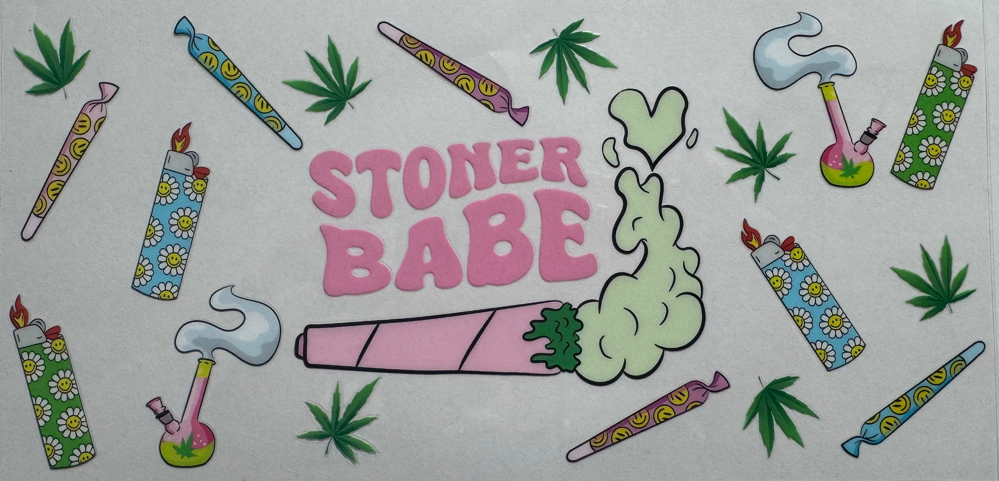 Stoner Babe 16oz Uv DTF Wrap
