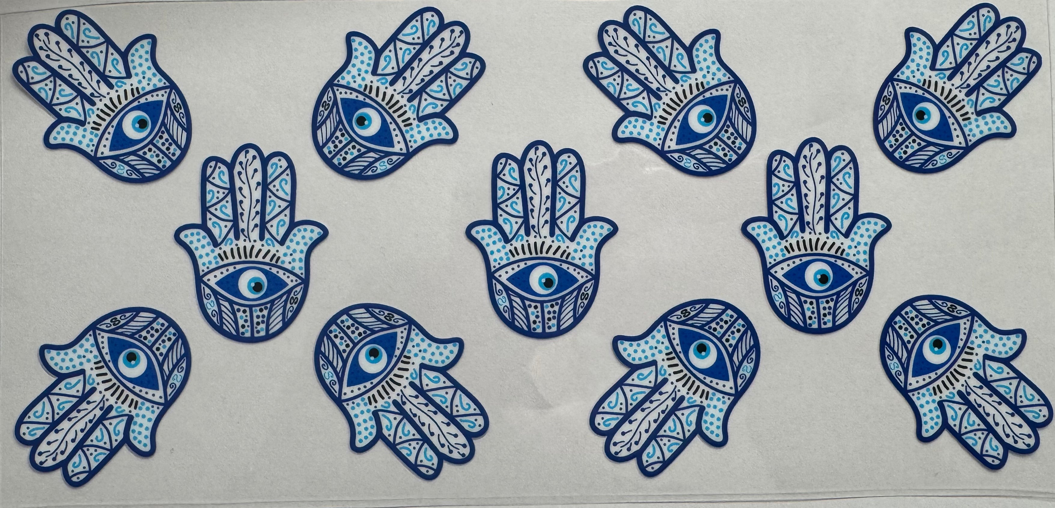 Evil eye Hands 16oz Uv DTF Wrap