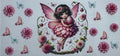 Pink fairy 16oz Uv DTF Wrap