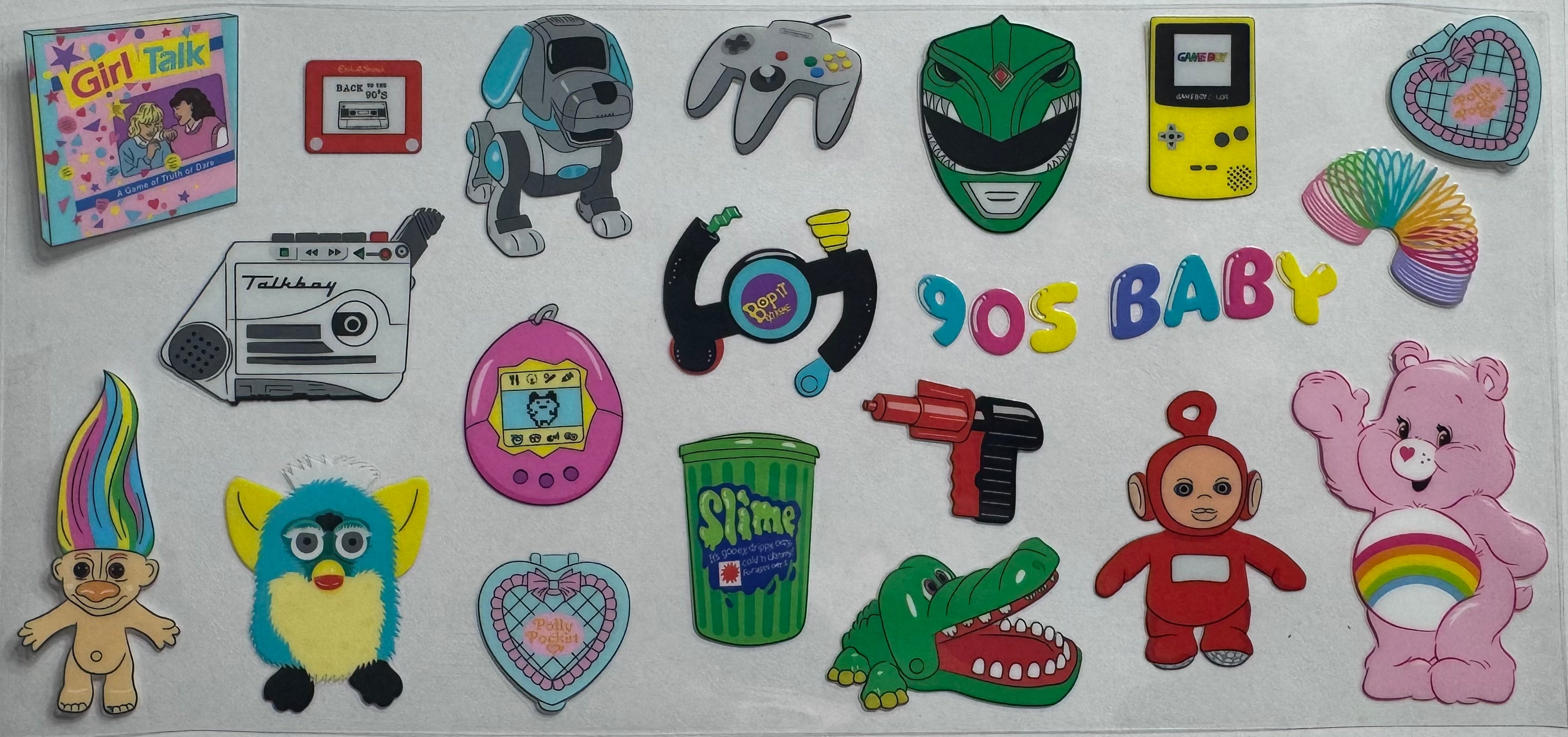 90s Baby 16oz Uv DTF Wrap