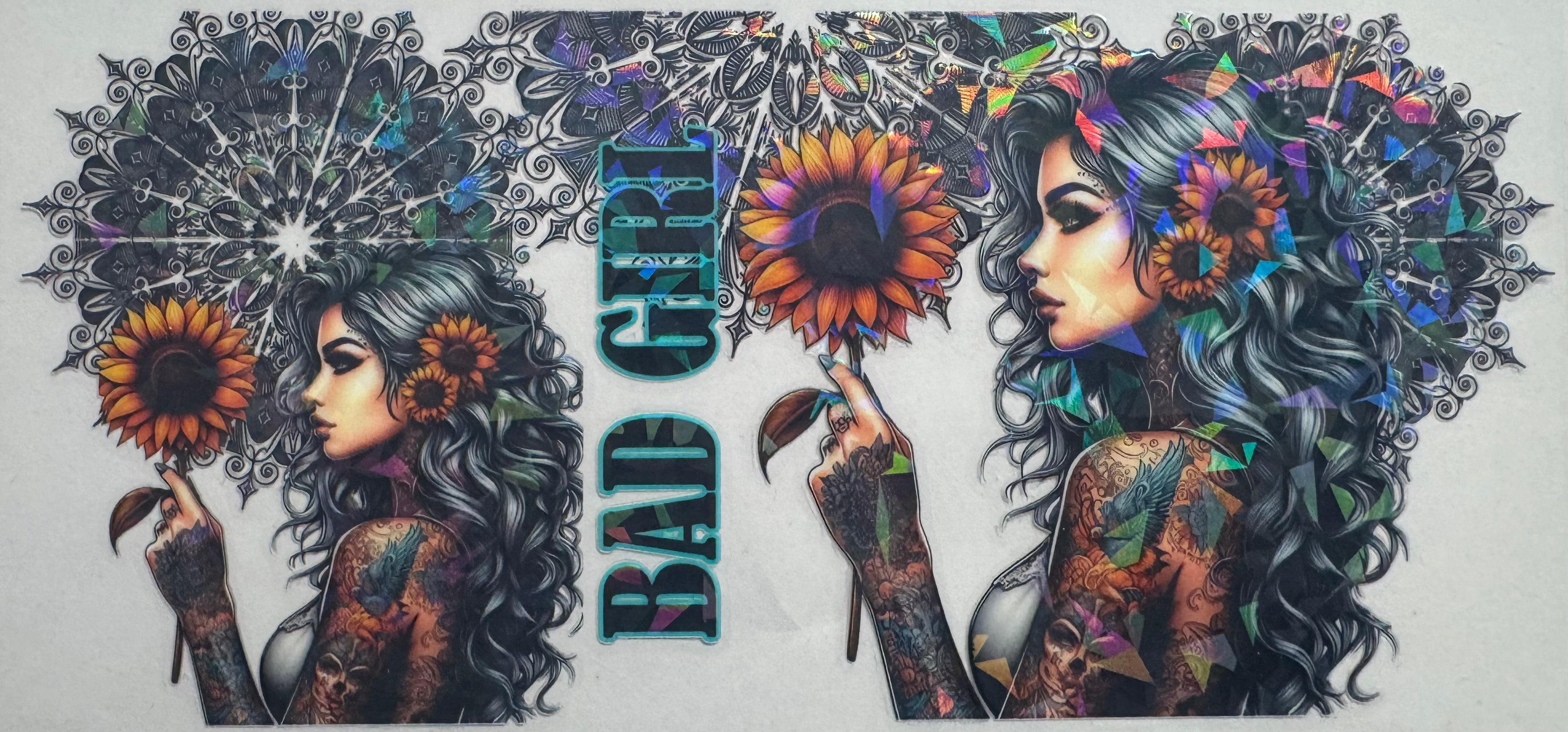 Bad girl 16oz Uv DTF Wrap