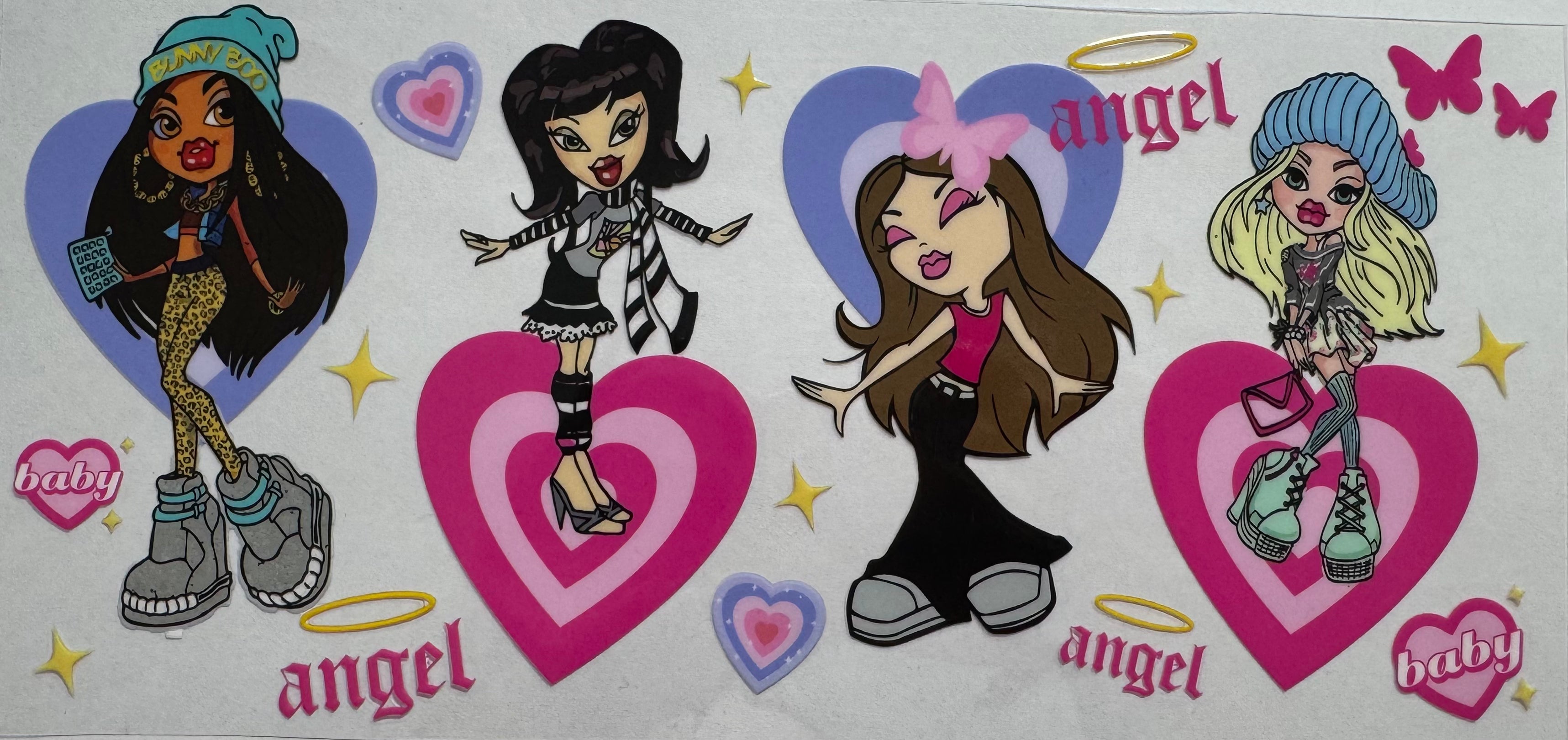 Bratz Dolls 16oz Uv DTF Wrap