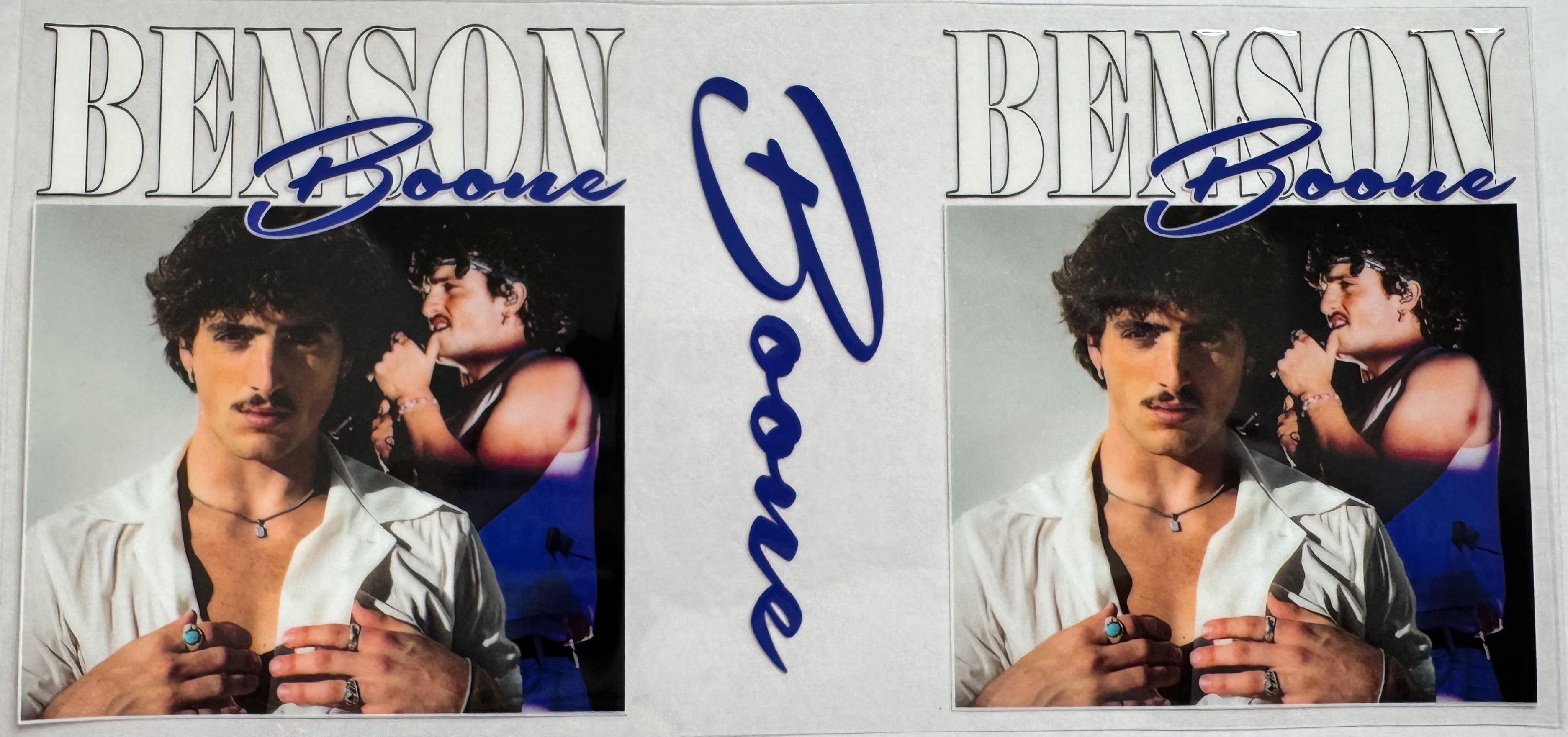 Benson Boone 16oz Uv DTF Wrap