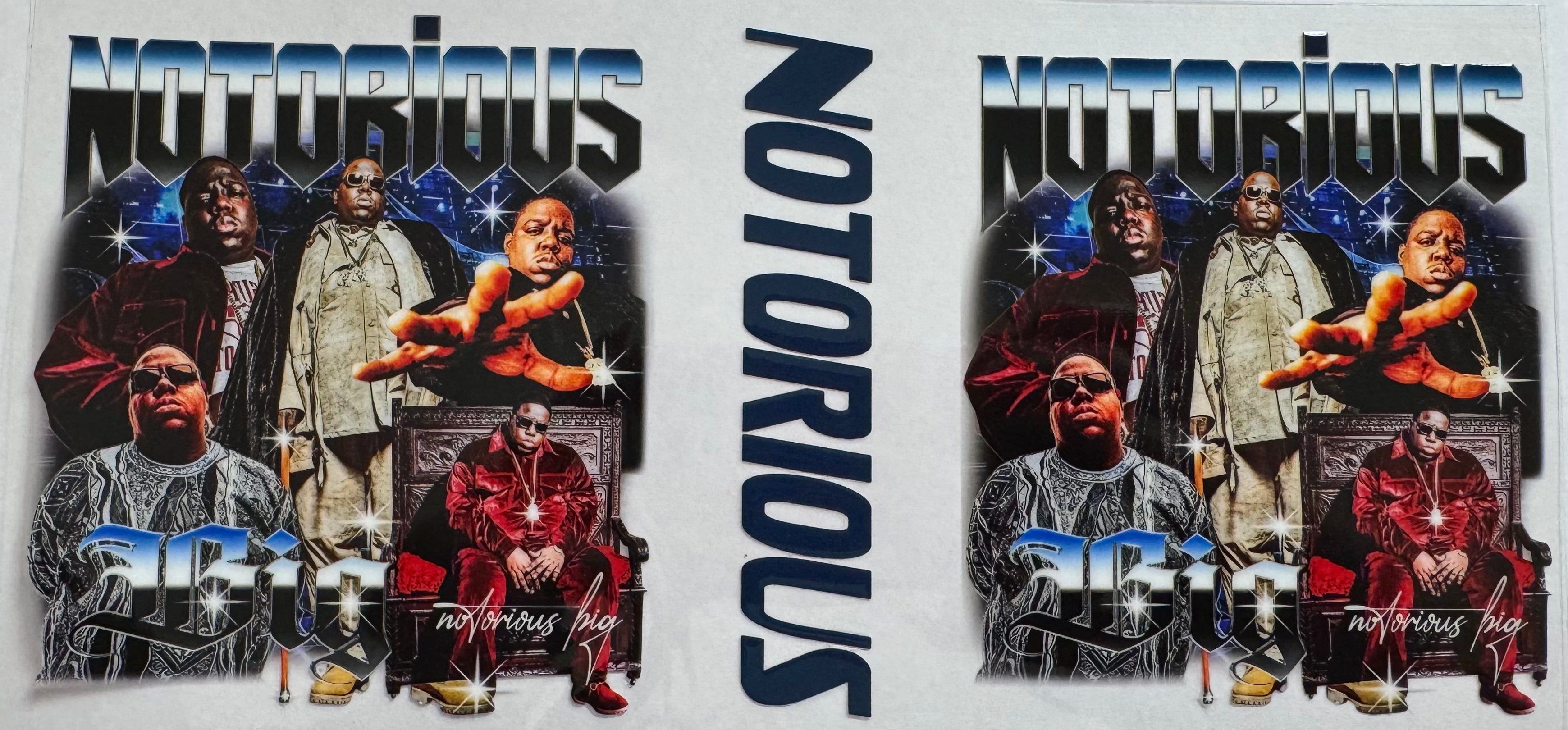 Notorious Biggie 16oz Uv DTF Wrap