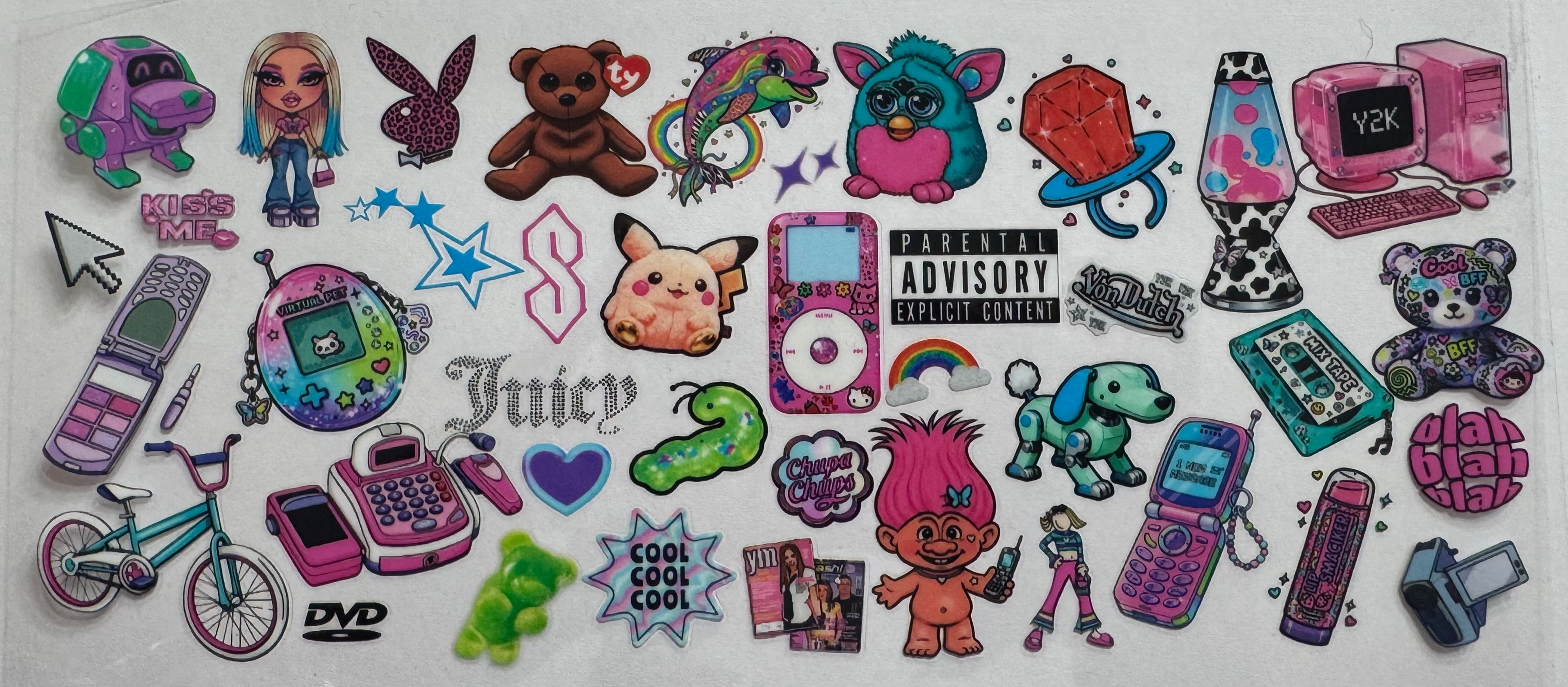Y2k 16oz Uv DTF Wrap