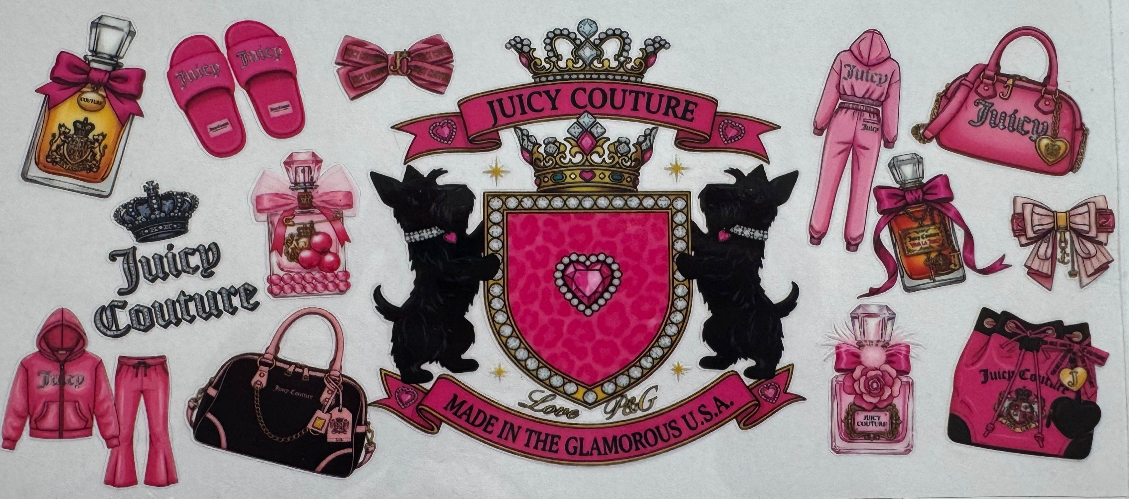 Juicy Couture 16oz Uv DTF Wrap