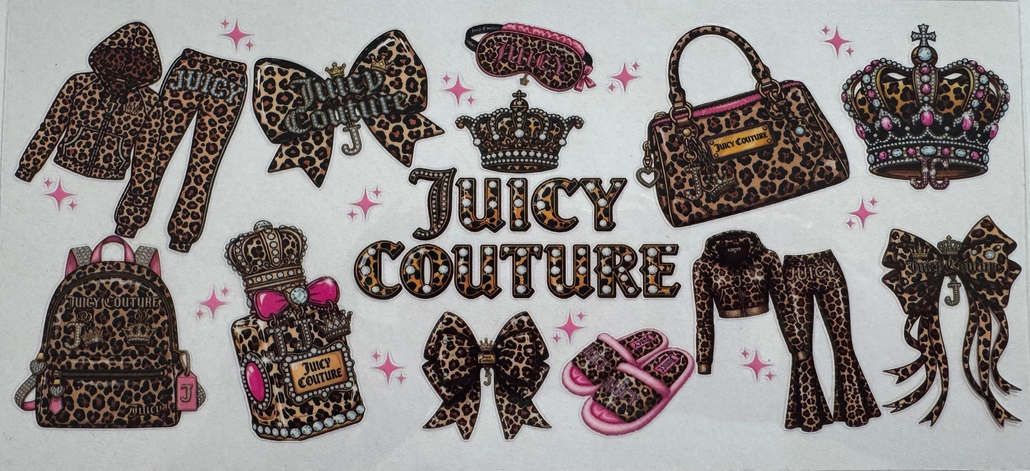 Juicy Couture 16oz Uv DTF Wrap #2