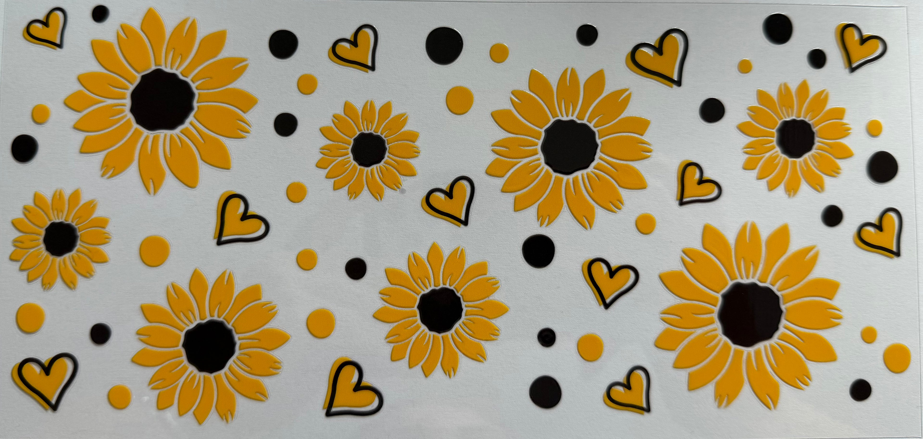 Sunflower 16oz Uv DTF Wrap #2
