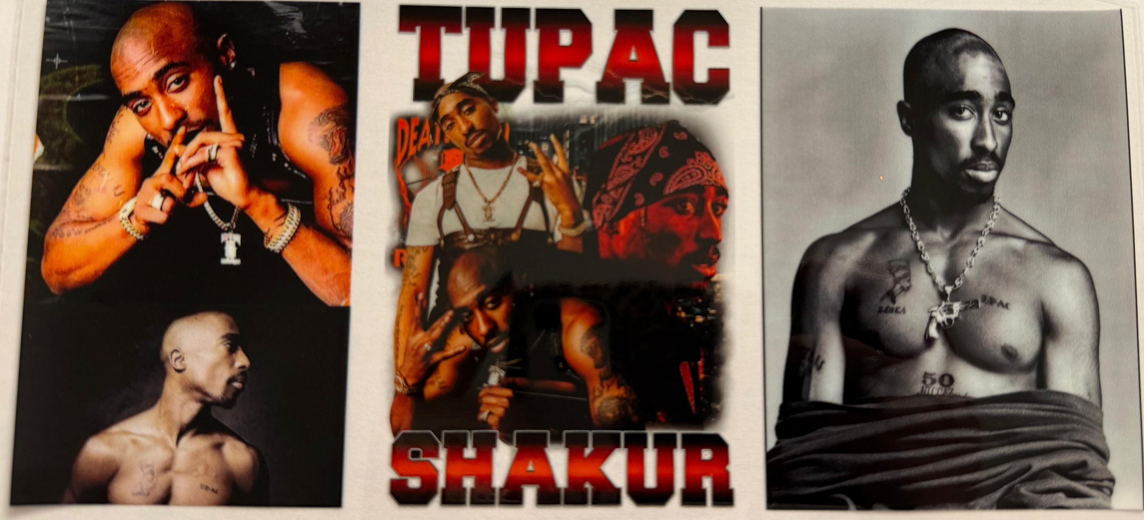 Tupac 16oz Uv DTF Wrap