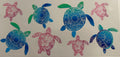 Colourful Turtles 16oz Uv DTF Wrap
