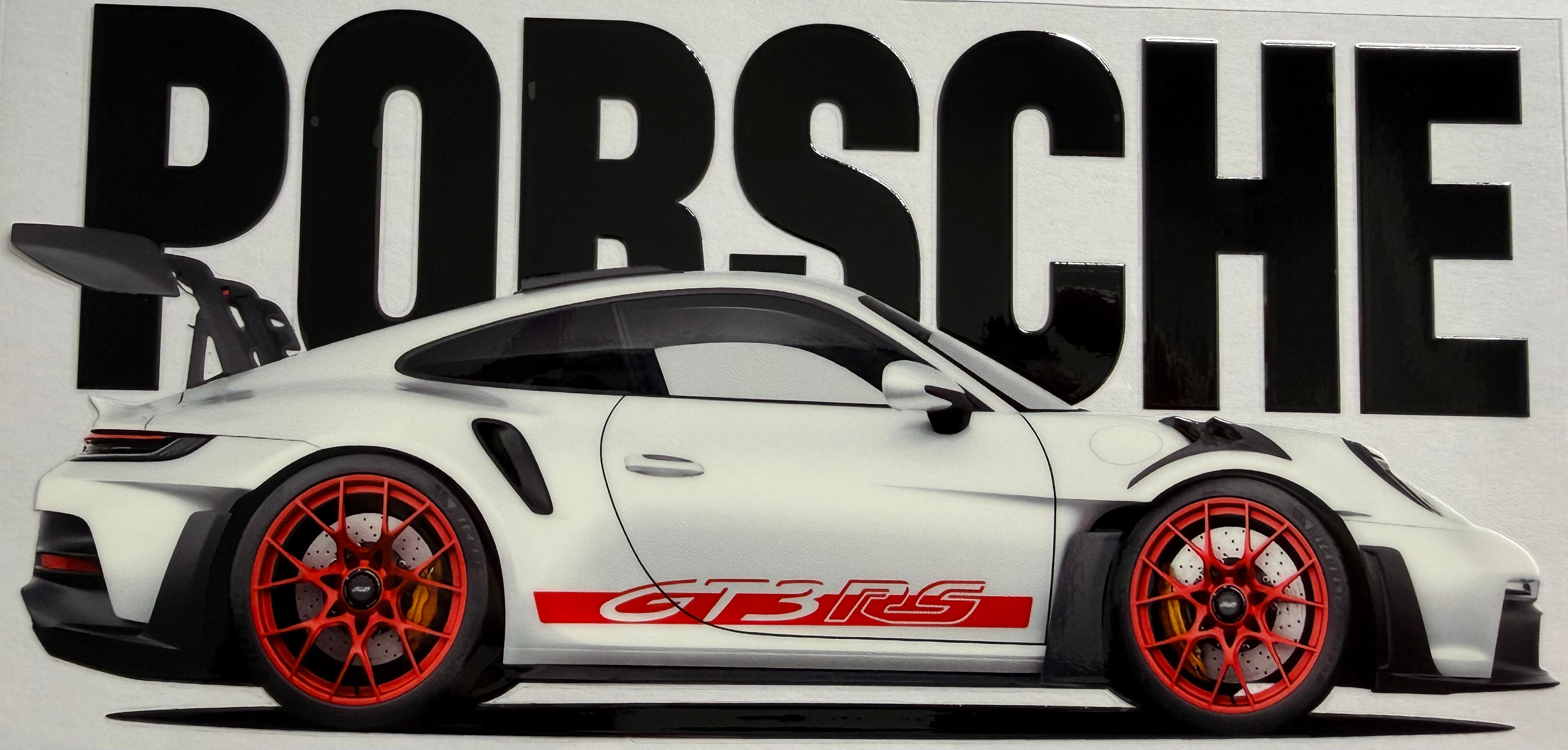 Porsche 16oz Uv DTF Wrap