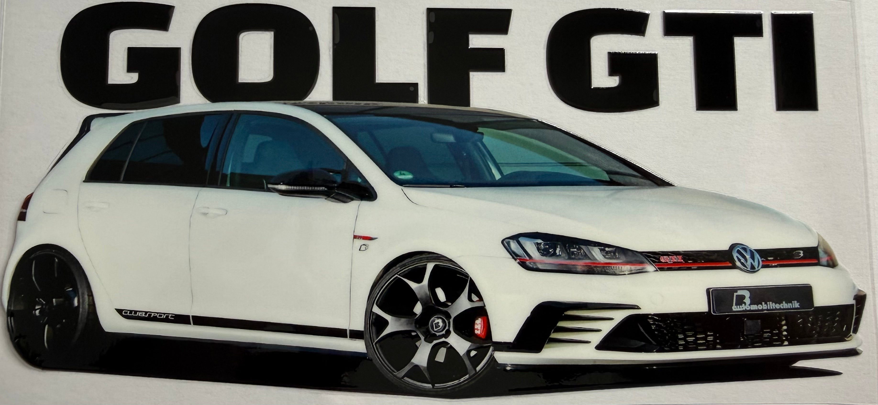 Golf GTI 16oz Uv DTF Wrap