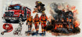 Fire Department 16oz Uv DTF Wrap