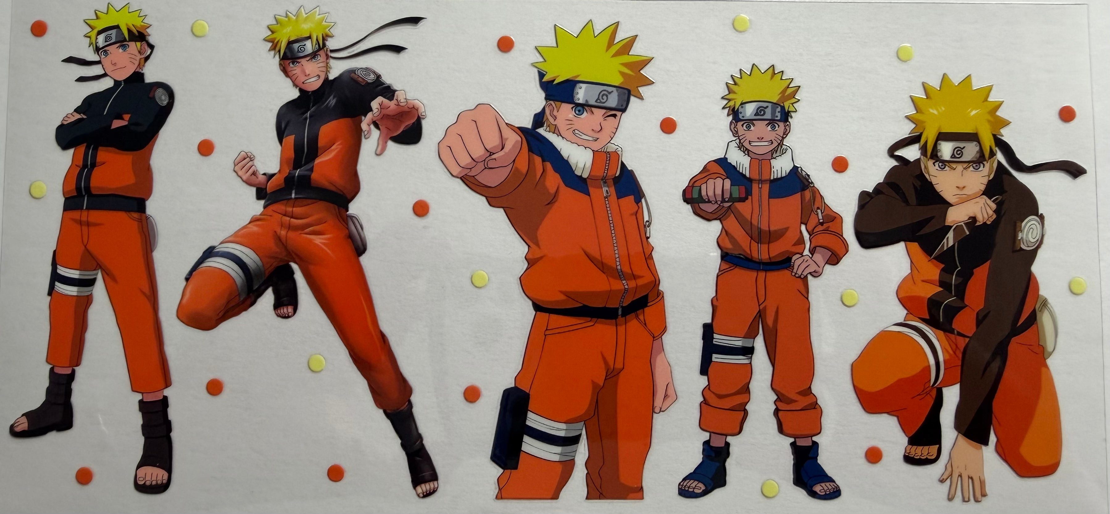 Naruto 16oz Uv DTF Wrap