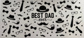 Best Dad Ever 16oz Uv DTF Wrap
