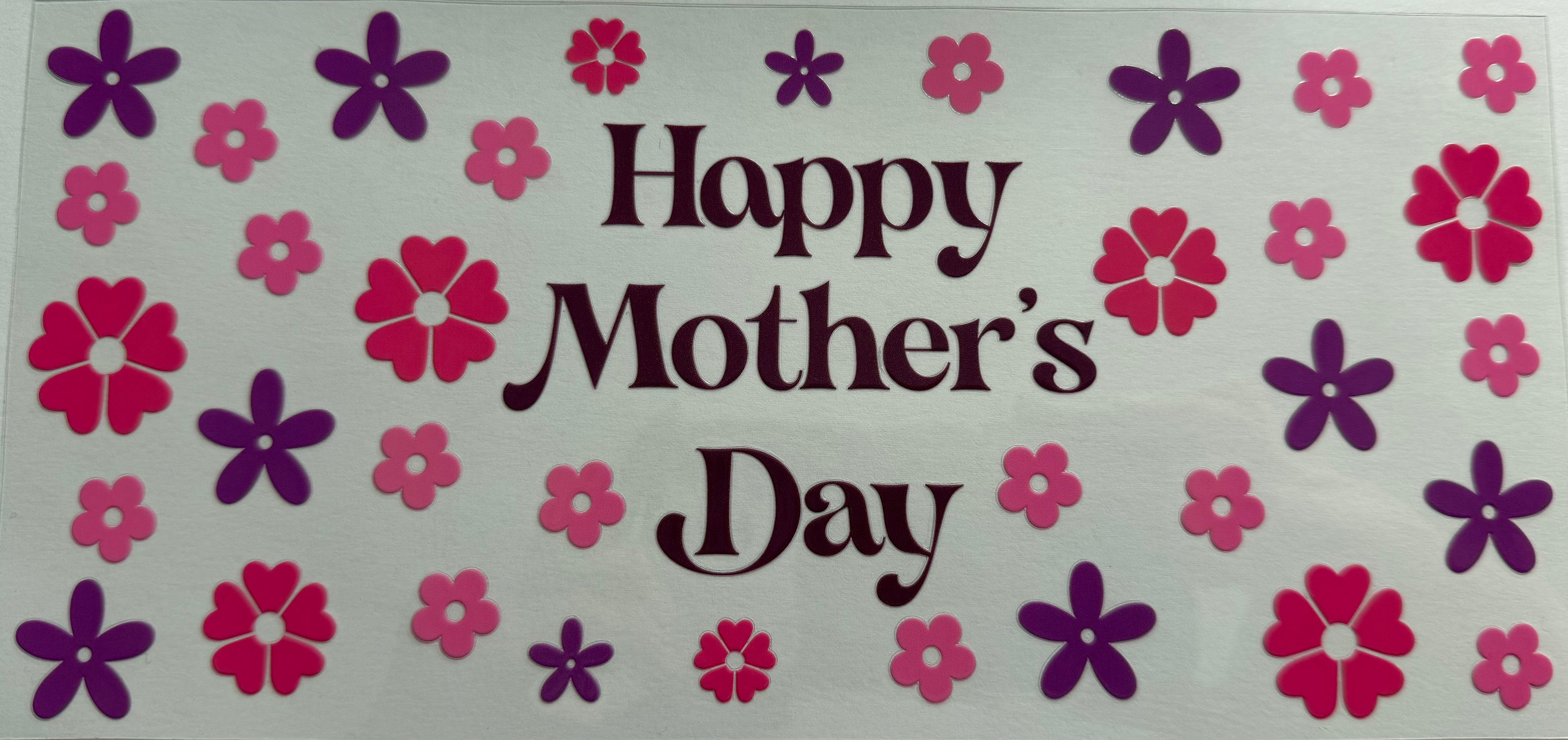 Happy Mother's Day 16oz Uv DTF Wrap