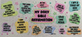 My Bible Affirmations 16oz Uv DTF Wrap #2