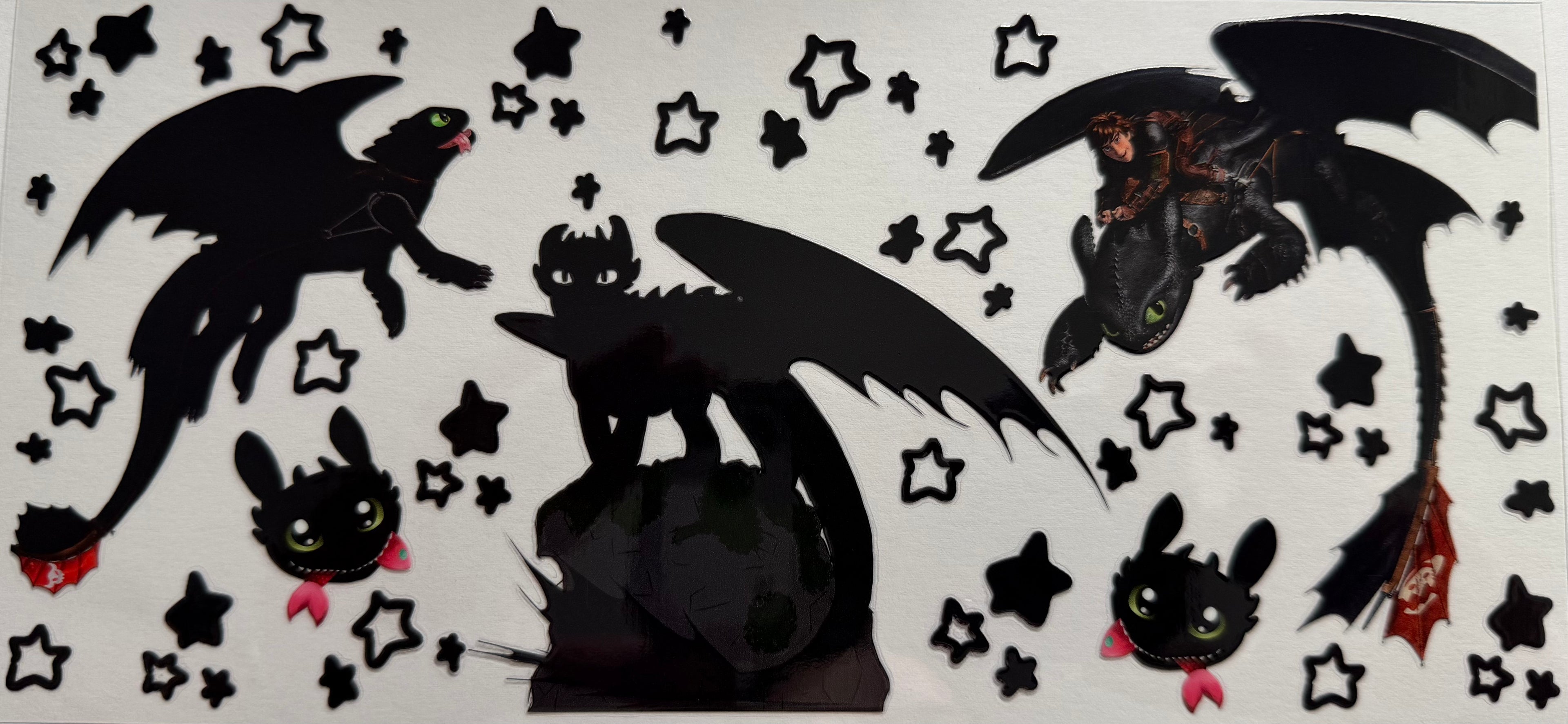 How to train your dragons 16oz Uv DTF Wrap