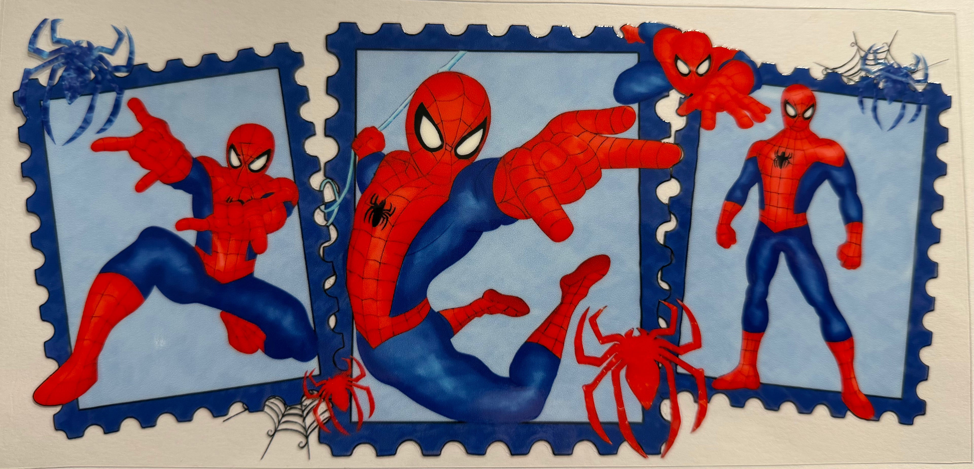 Spiderman 16oz Uv DTF Wrap