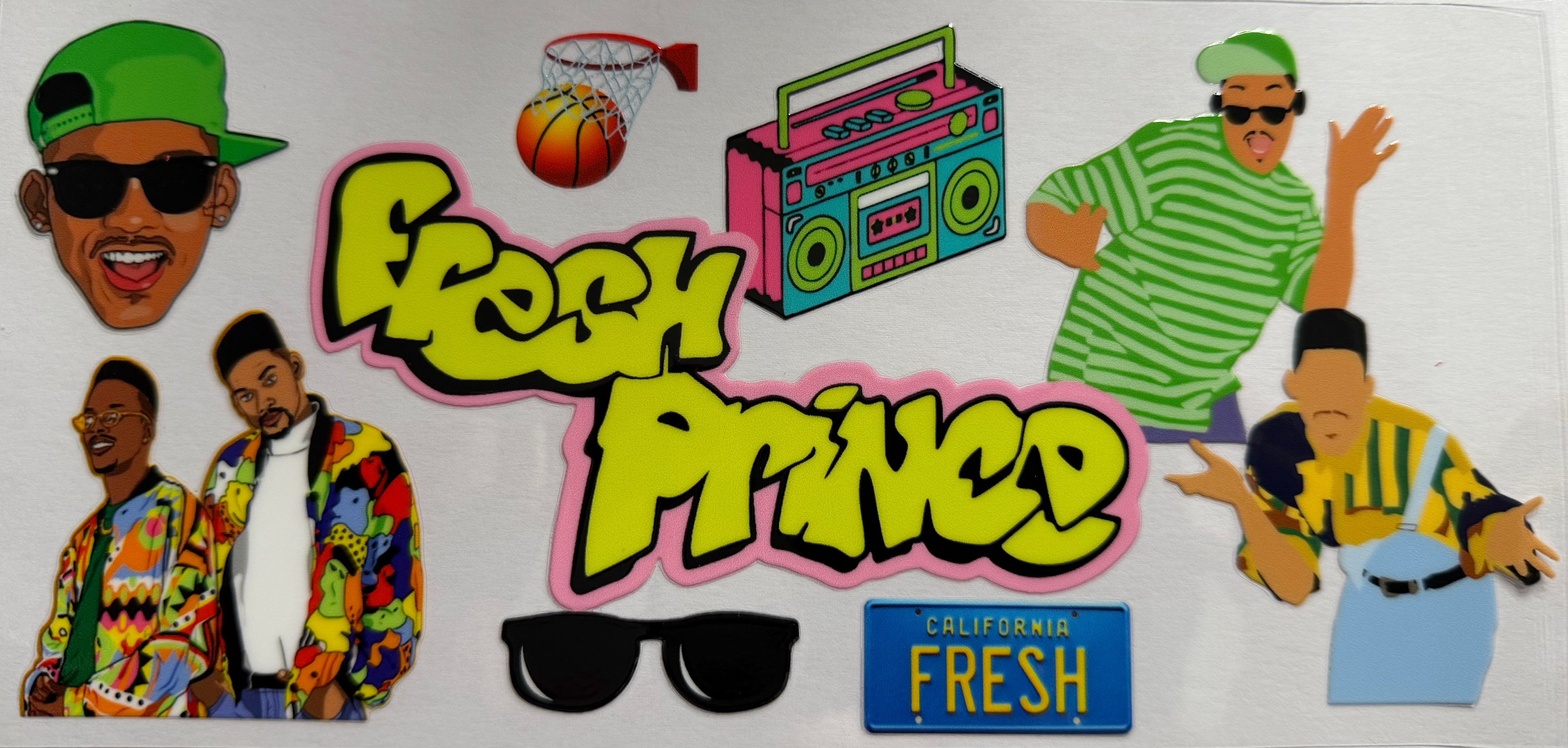 Fresh Prince 16oz Uv DTF Wrap