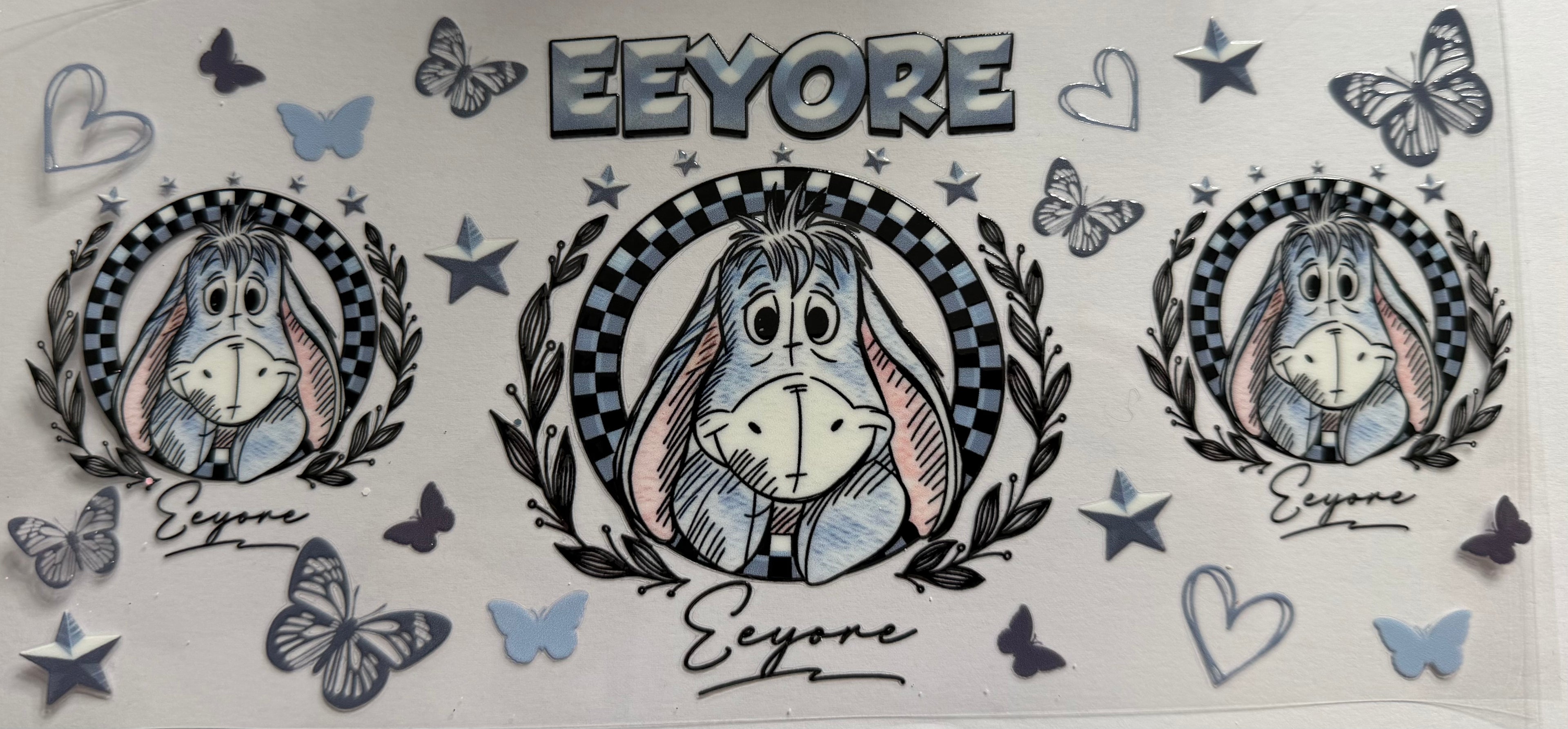 Eeyore 16oz Uv DTF Wrap