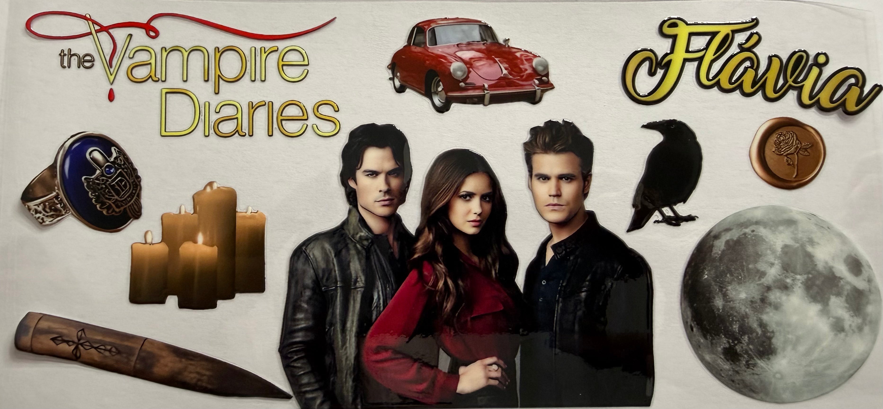 Vampire Diaries 16oz Uv DTF Wrap #2