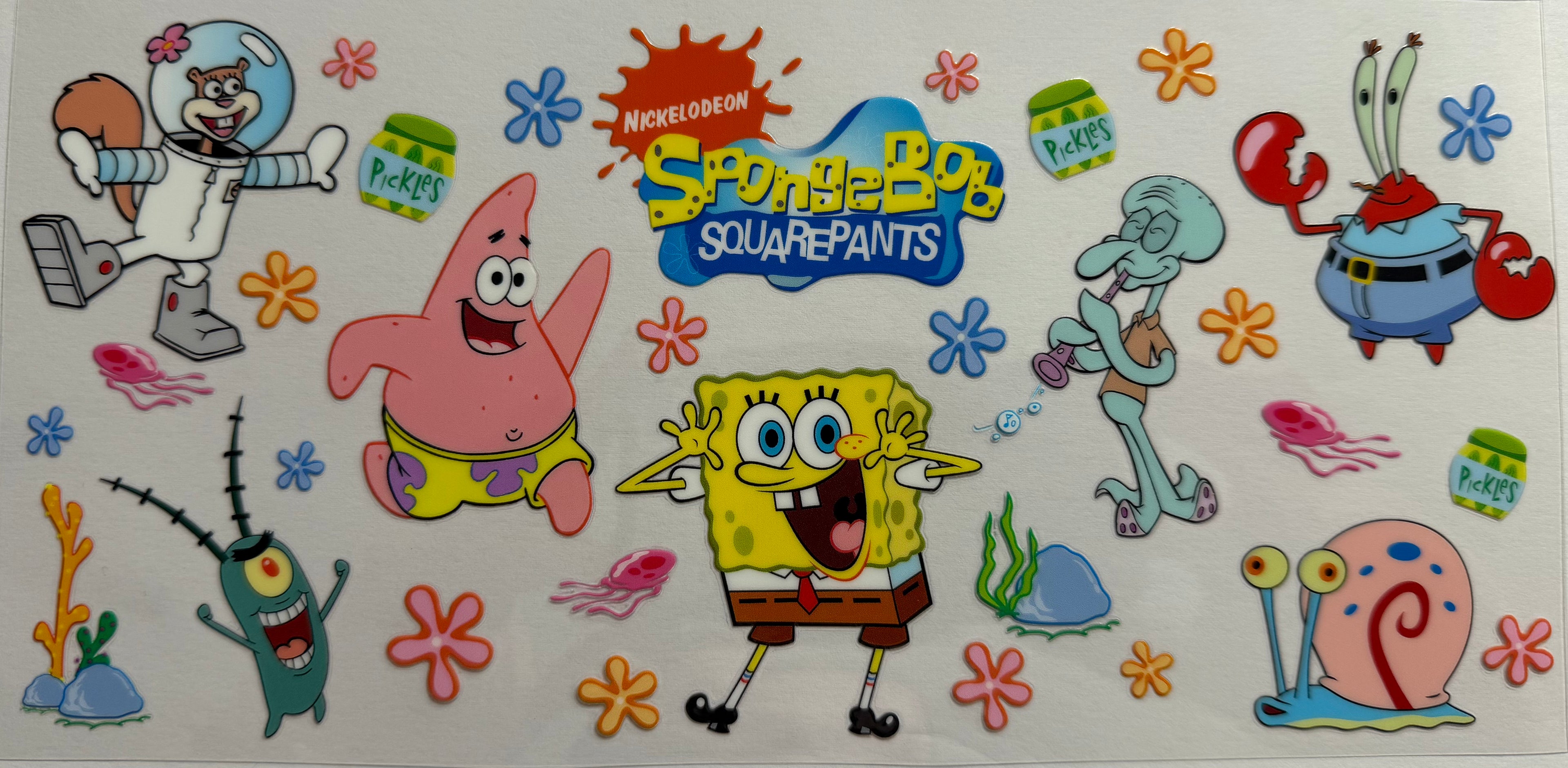 Spongebob 16oz Uv DTF Wrap #2