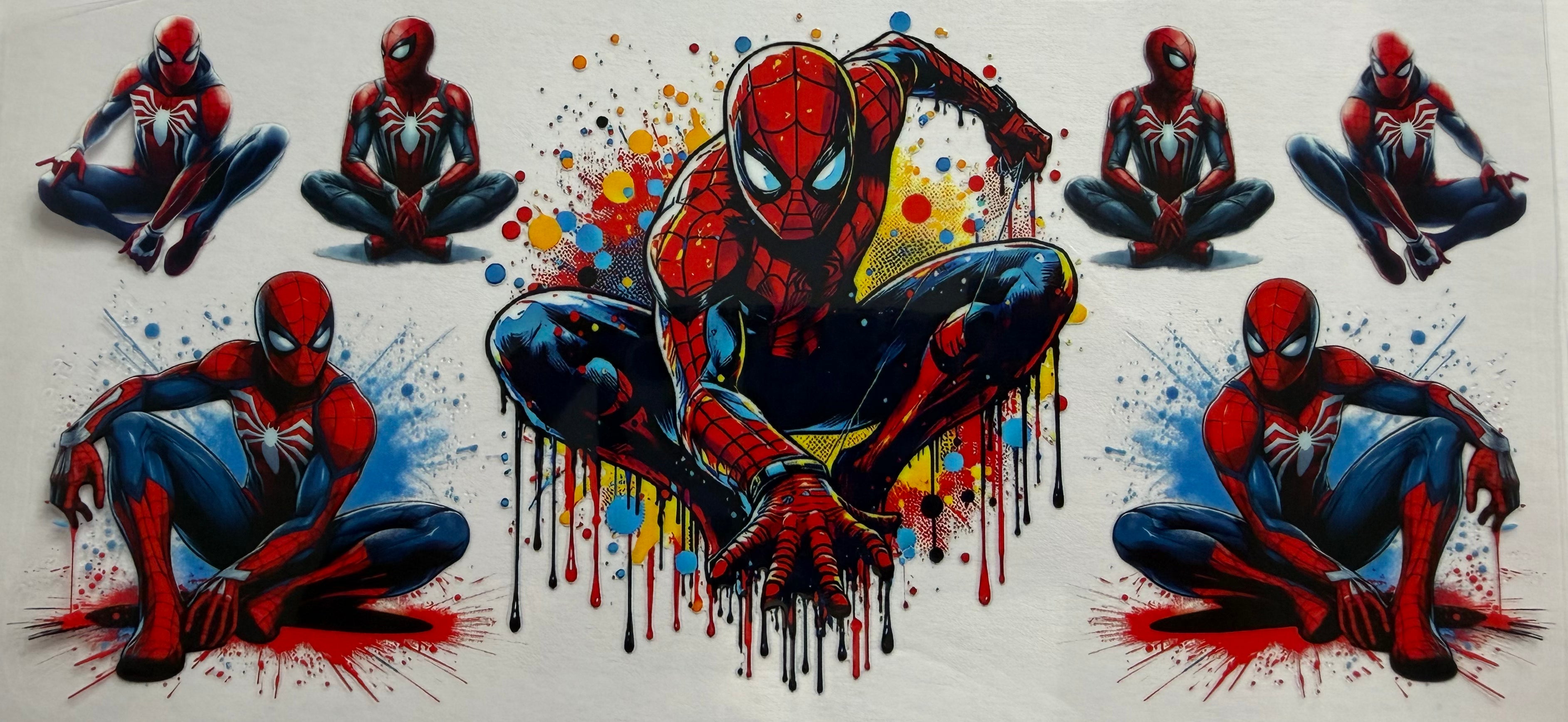 Spiderman 16oz Uv DTF Wrap #2