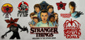 Stranger things 16oz Uv DTF Wrap