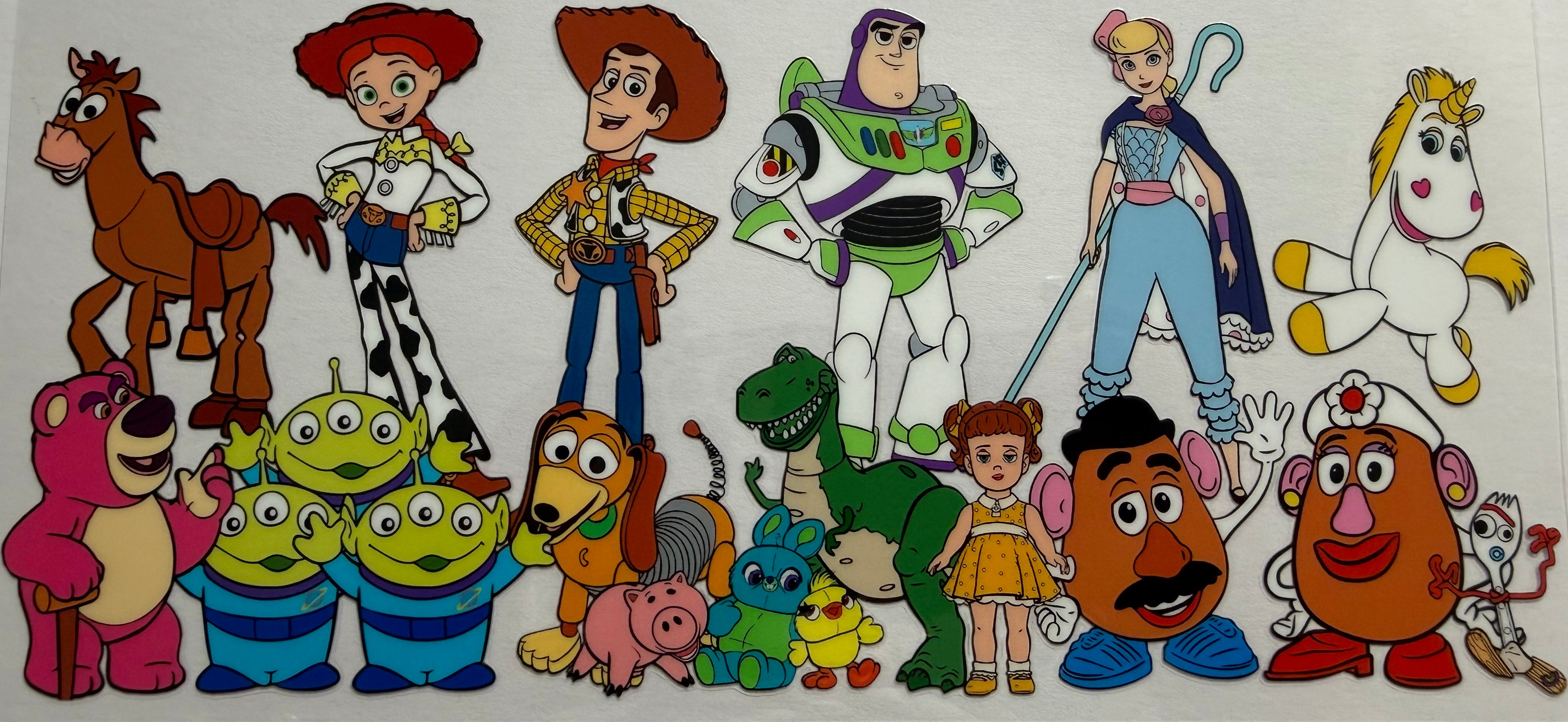 Toy Story 16oz Uv DTF Wrap