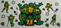 Teenage Mutant Ninja Turtles 16oz Uv DTF Wrap